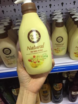 Sữa tắm Happy Bath Natural Real mild hàn quốc